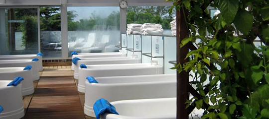 Il Solarium delle Terme di Cervia